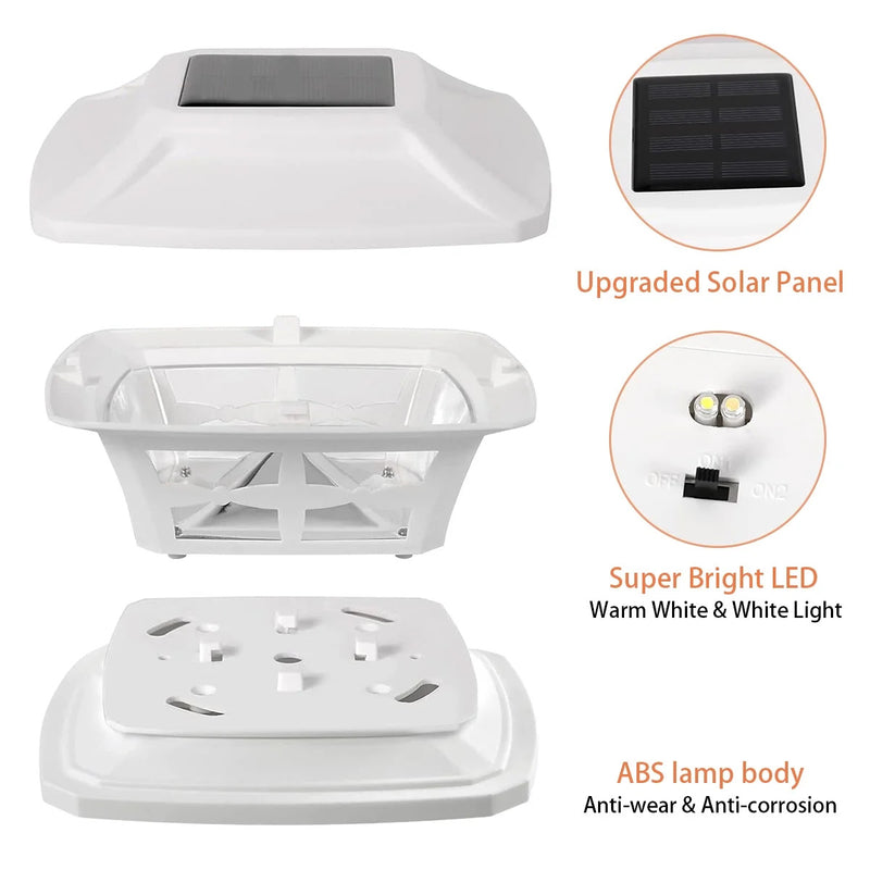 Solar Fence Post Light